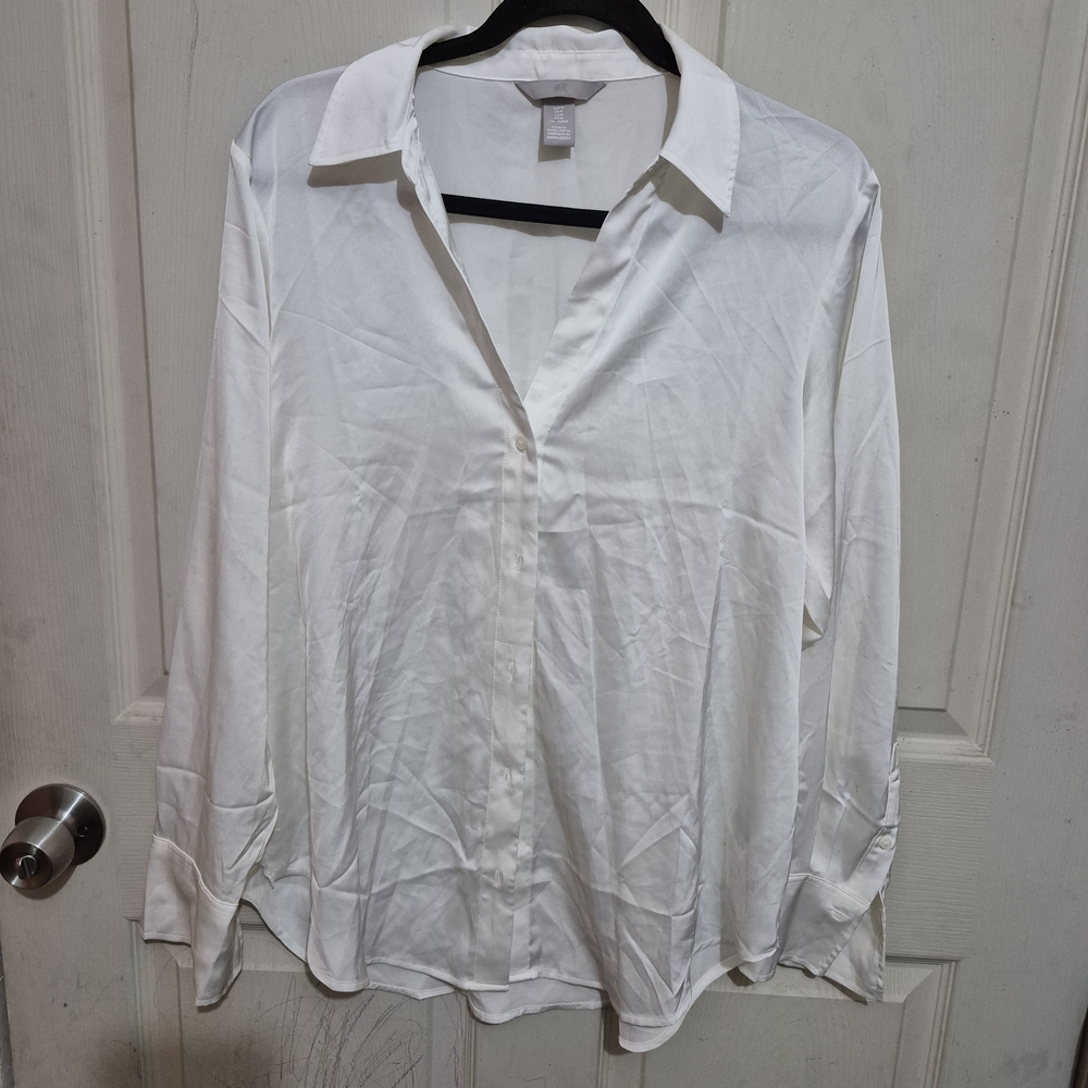 Classic White Button Down Shirt for Women